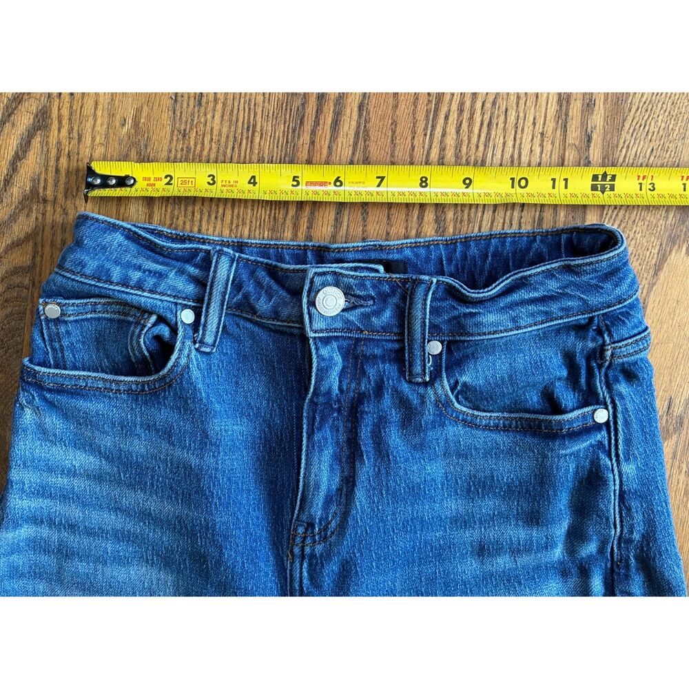QUINCE Blue Bella Stretch Barrel Denim Jeans Pants Trousers Women's Size 26 - Picture 7 of 12